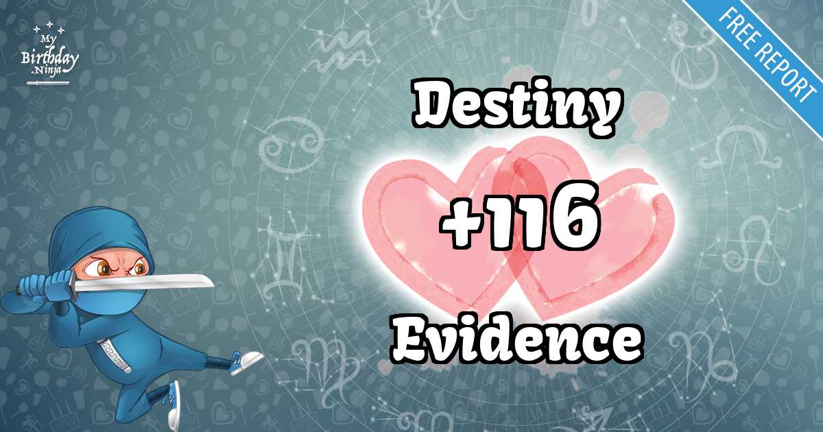 Destiny and Evidence Love Match Score