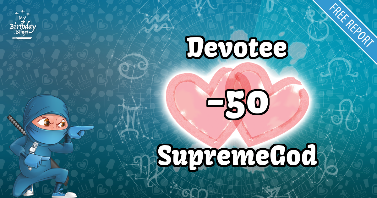 Devotee and SupremeGod Love Match Score