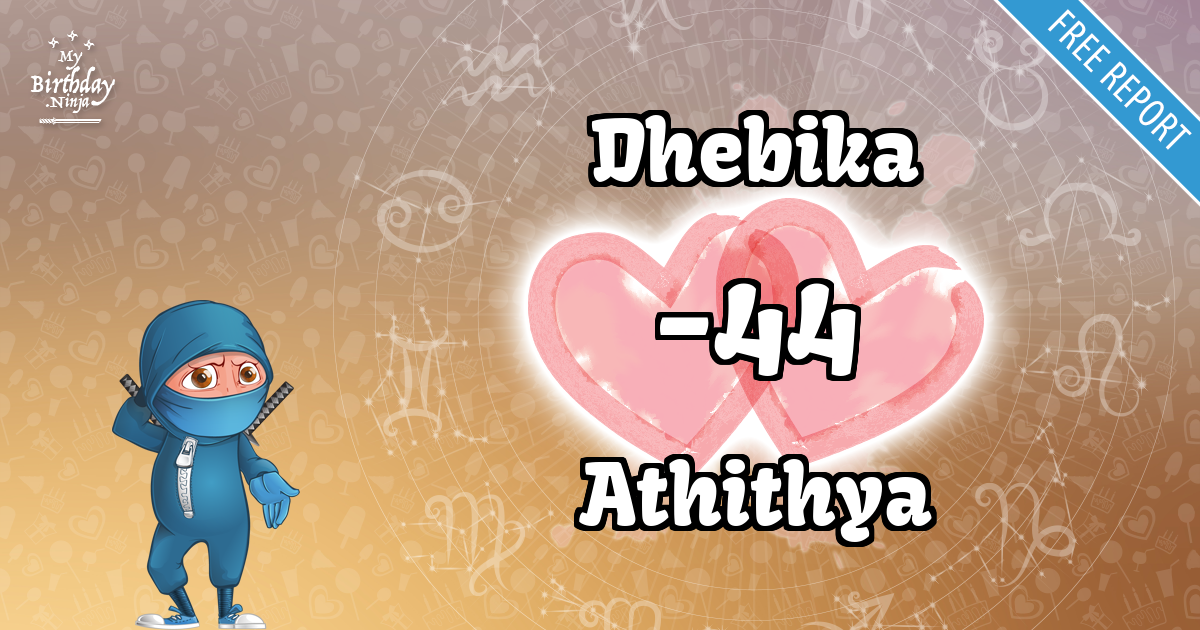 Dhebika and Athithya Love Match Score