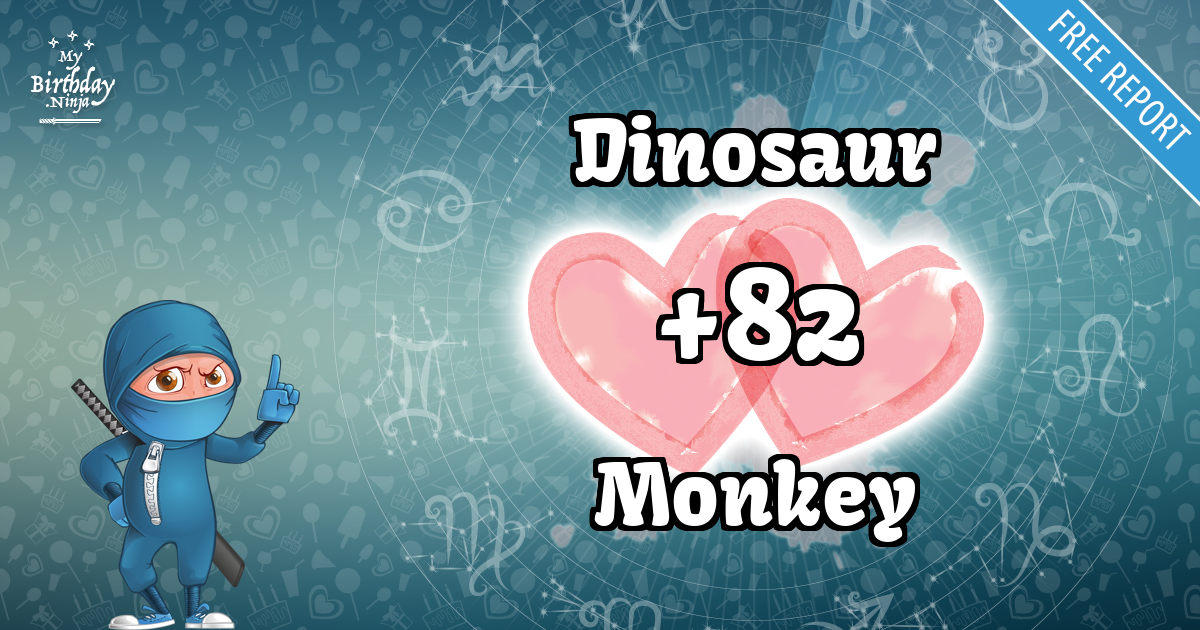 Dinosaur and Monkey Love Match Score