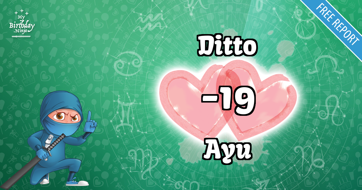 Ditto and Ayu Love Match Score