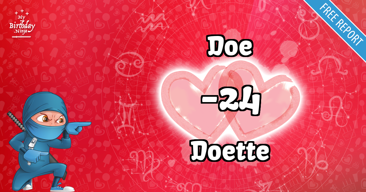 Doe and Doette Love Match Score