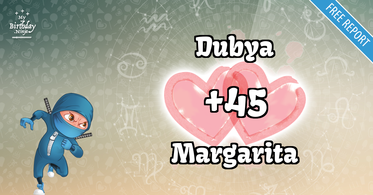 Dubya and Margarita Love Match Score