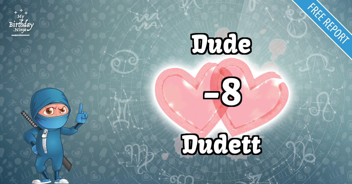 Dude and Dudett Love Match Score