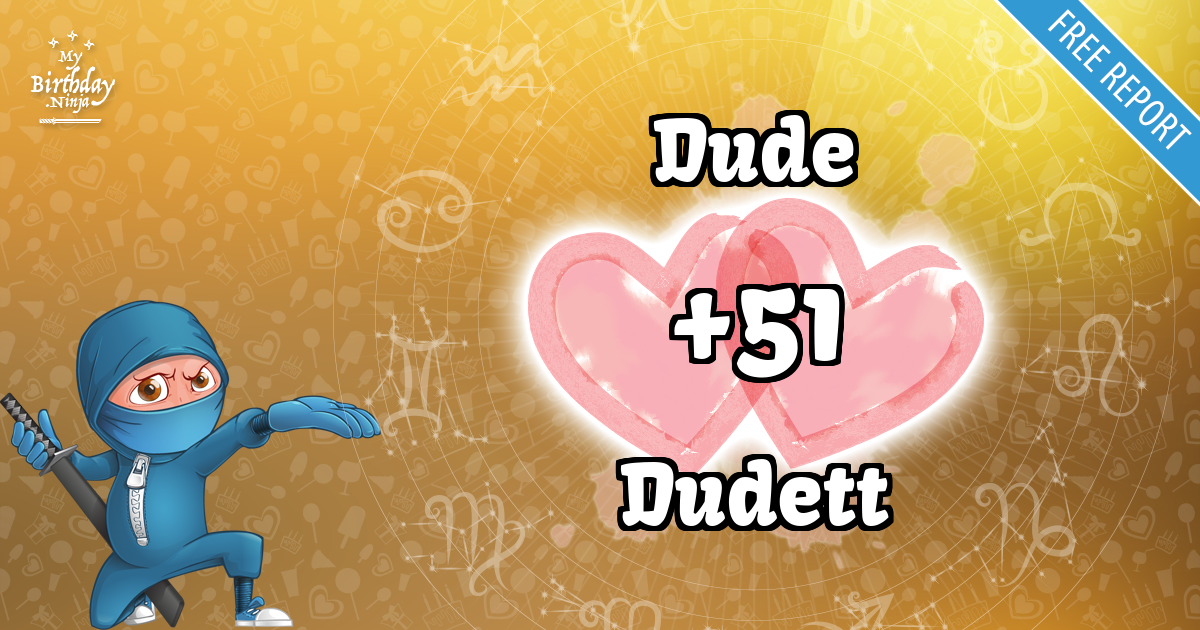 Dude and Dudett Love Match Score