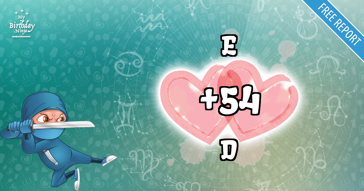 E and D Love Match Score