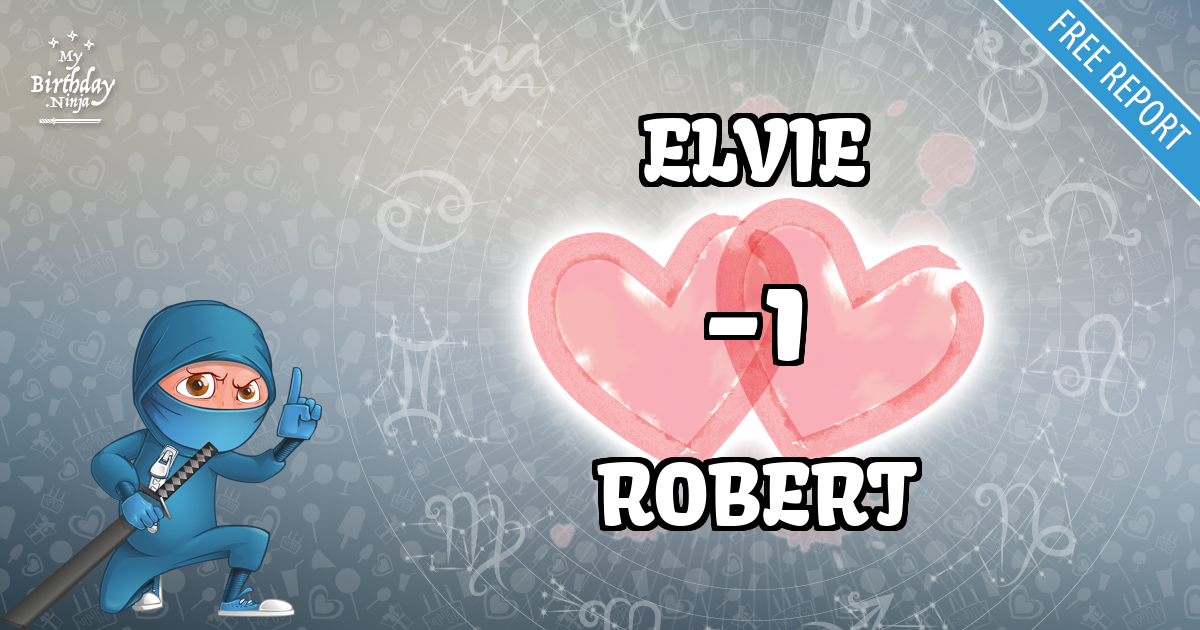 ELVIE and ROBERT Love Match Score