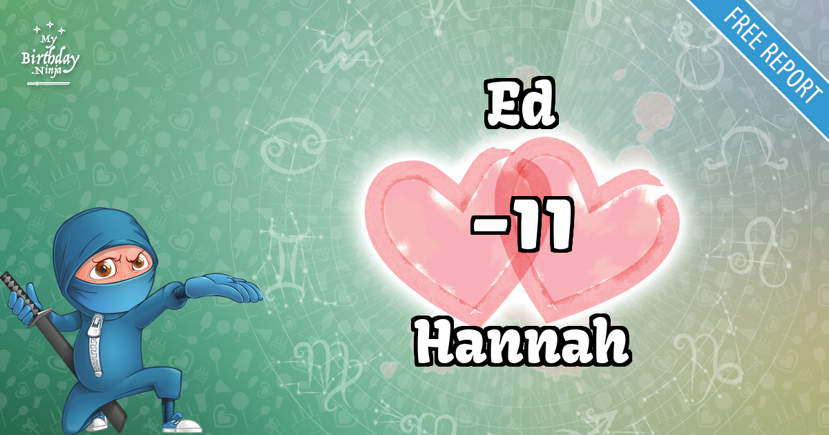 Ed and Hannah Love Match Score