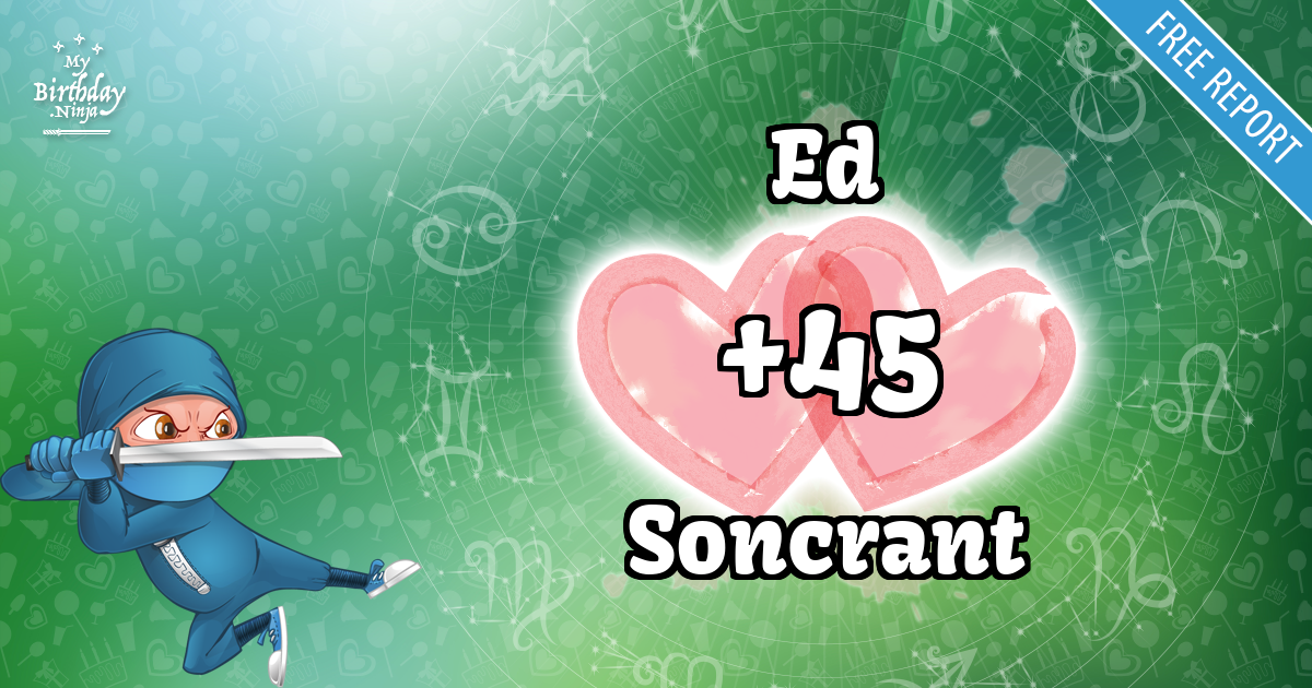 Ed and Soncrant Love Match Score