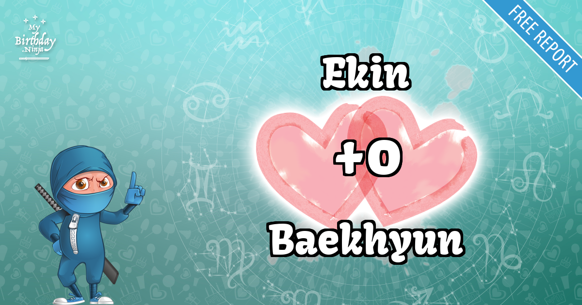 Ekin and Baekhyun Love Match Score