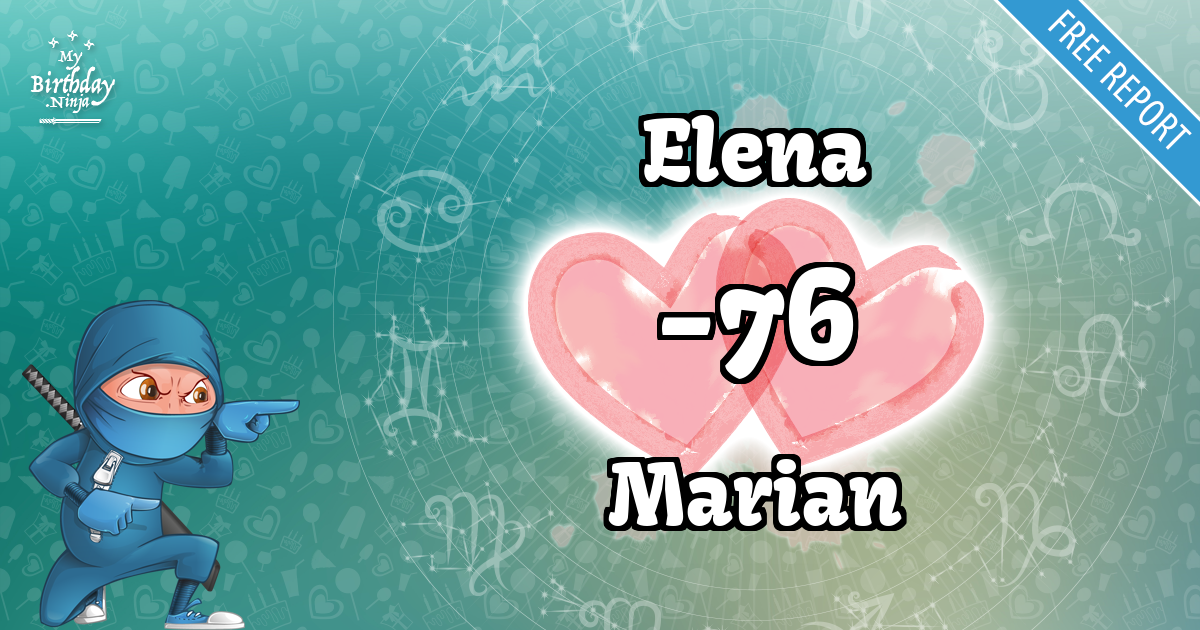 Elena and Marian Love Match Score