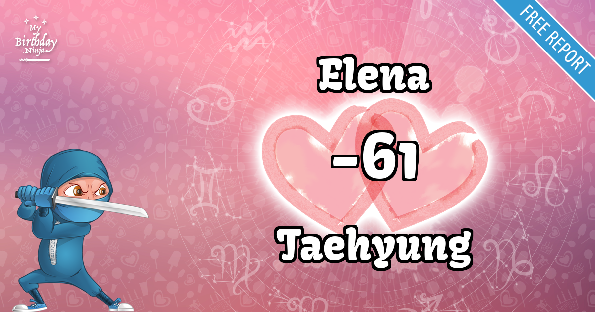 Elena and Taehyung Love Match Score