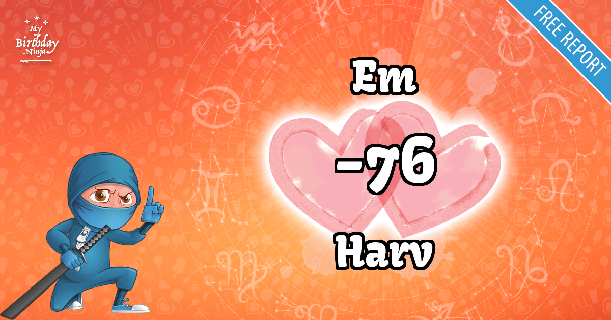 Em and Harv Love Match Score