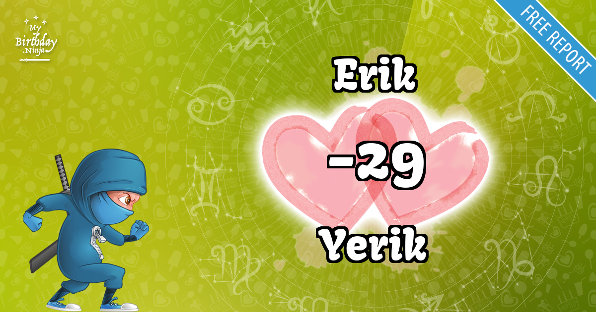 Erik and Yerik Love Match Score