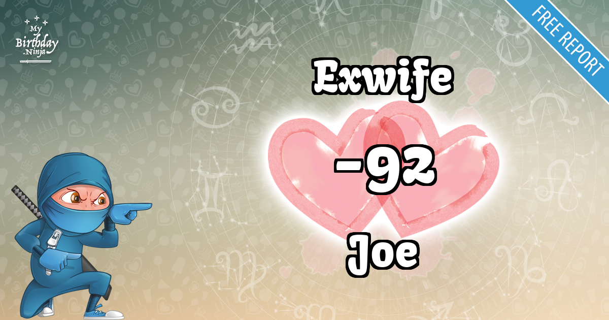 Exwife and Joe Love Match Score