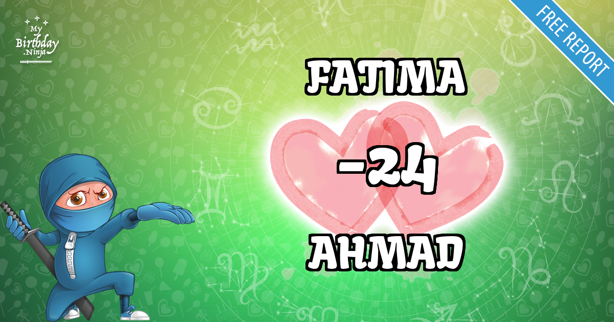 FATIMA and AHMAD Love Match Score
