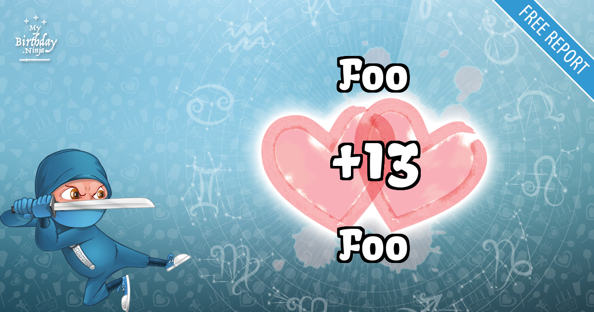 Foo and Foo Love Match Score