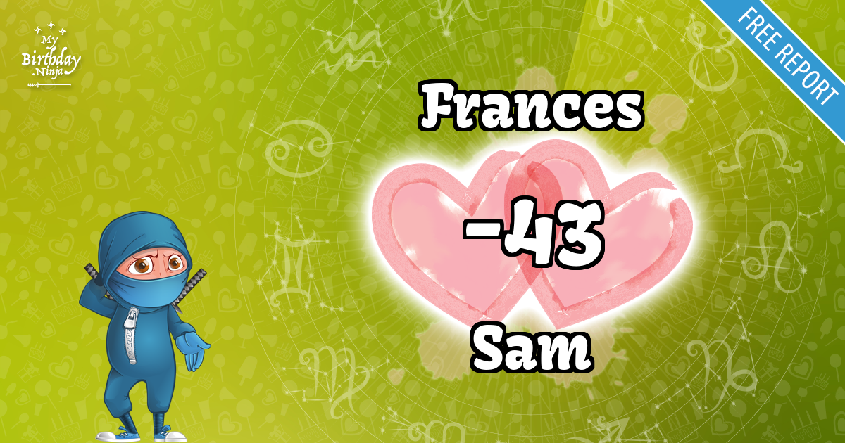 Frances and Sam Love Match Score