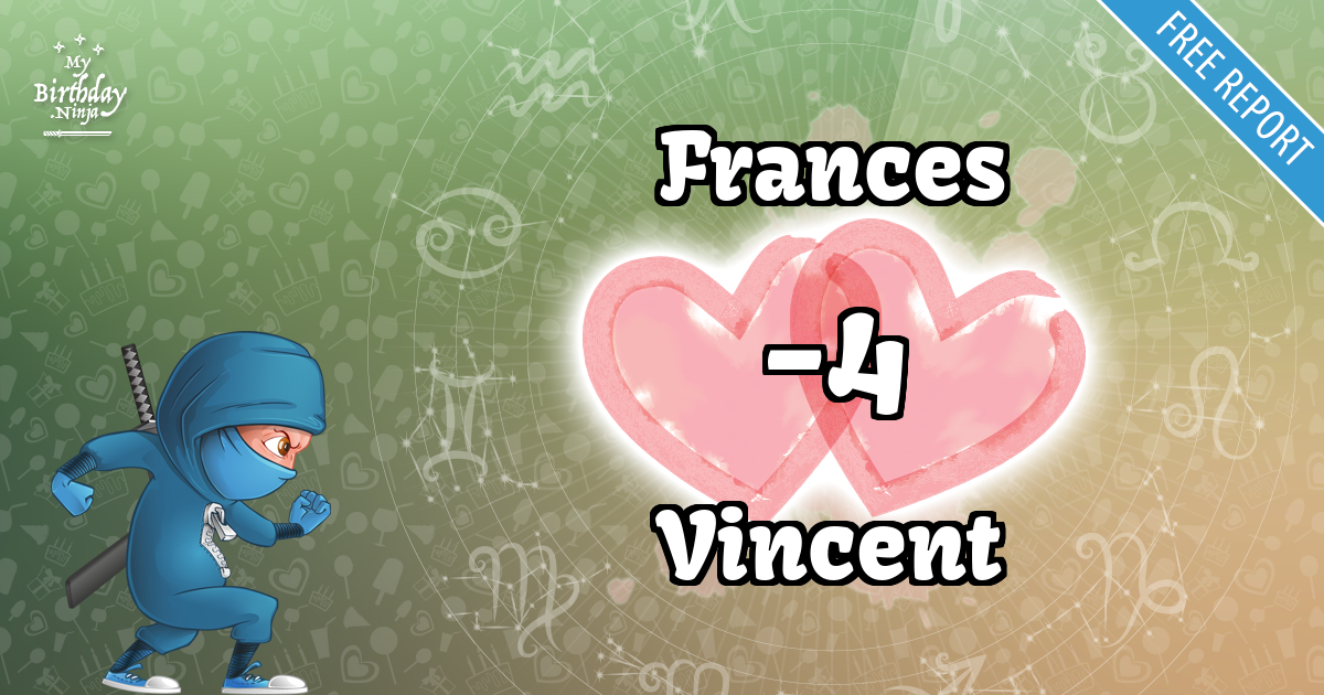 Frances and Vincent Love Match Score
