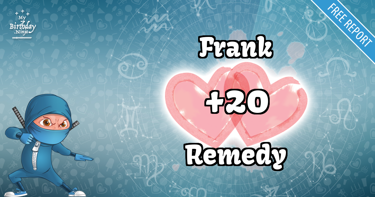 Frank and Remedy Love Match Score