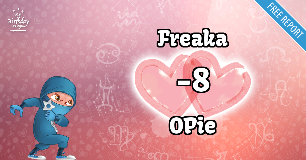 Freaka and OPie Love Match Score