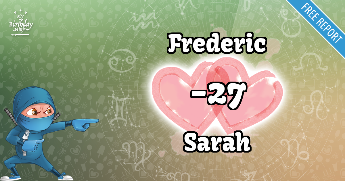 Frederic and Sarah Love Match Score