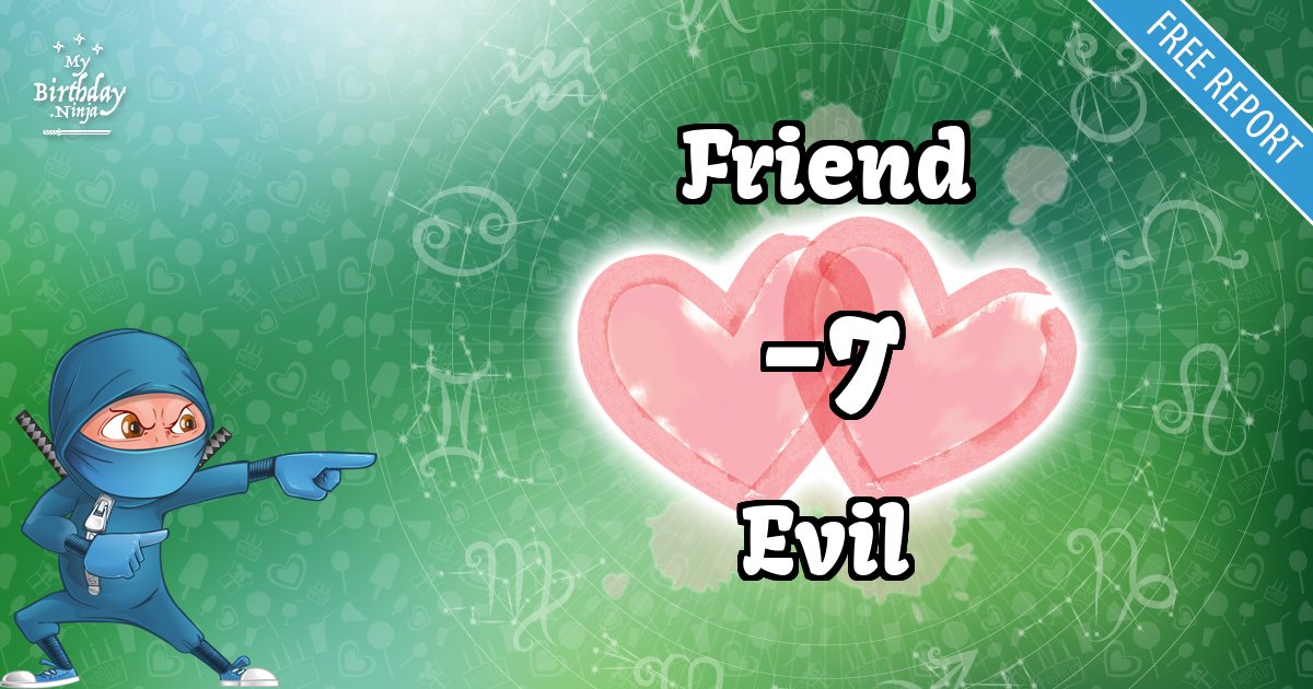 Friend and Evil Love Match Score