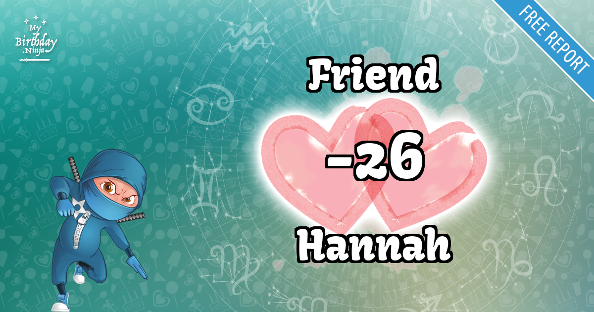 Friend and Hannah Love Match Score
