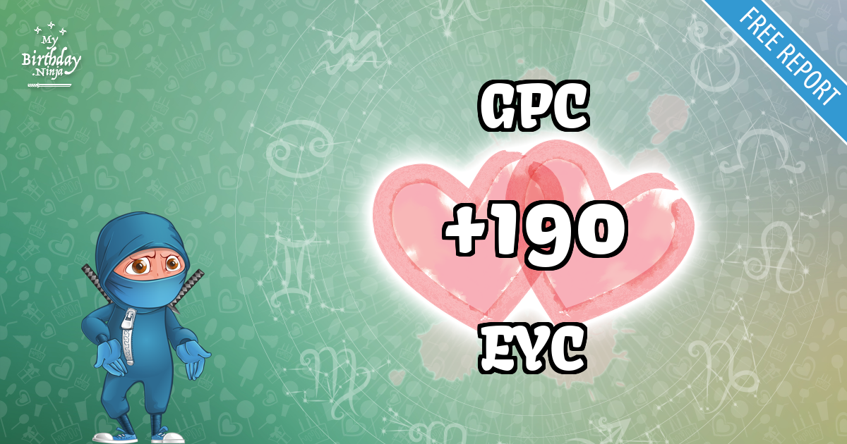 GPC and EYC Love Match Score