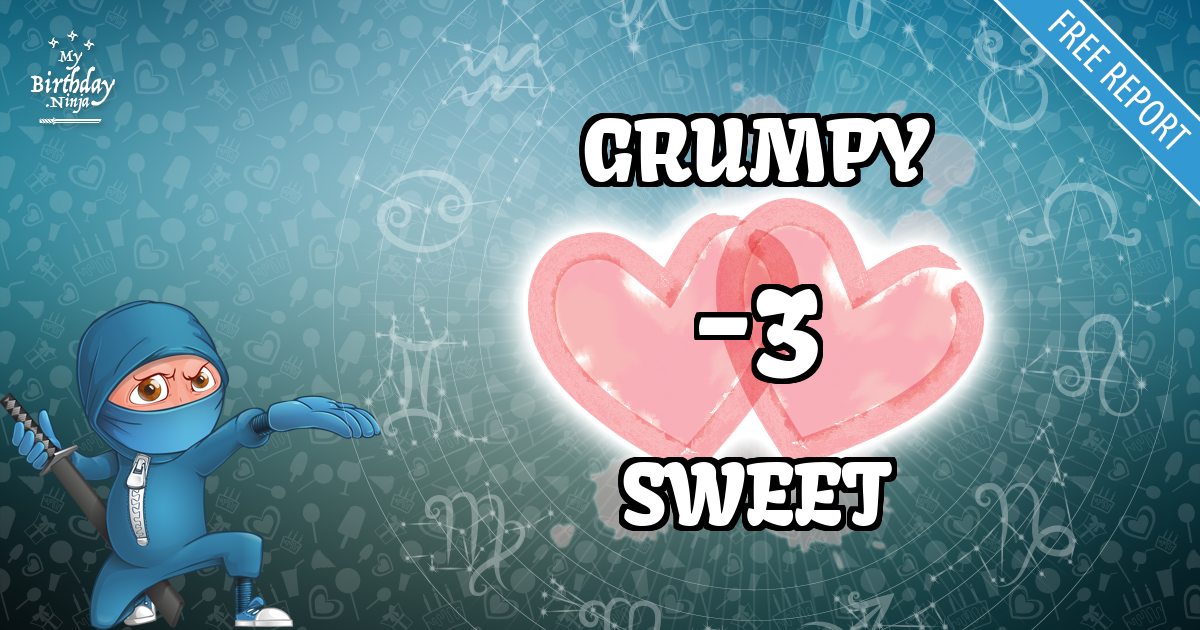GRUMPY and SWEET Love Match Score