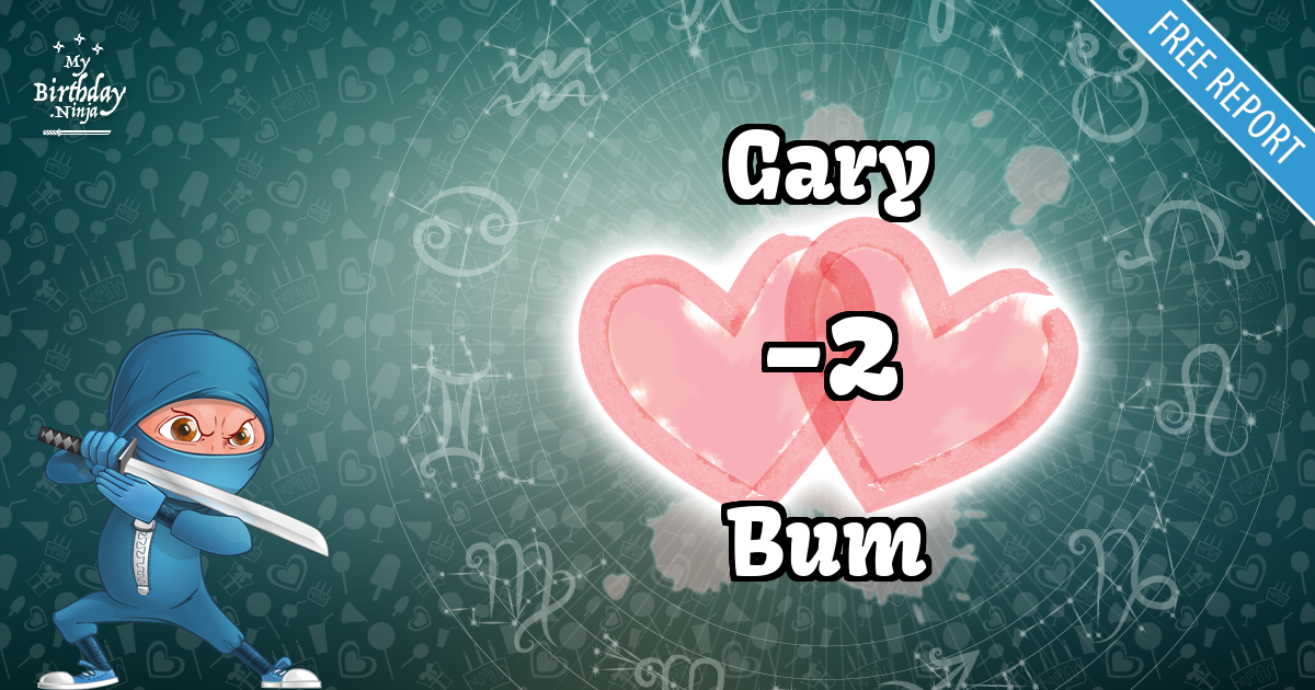 Gary and Bum Love Match Score