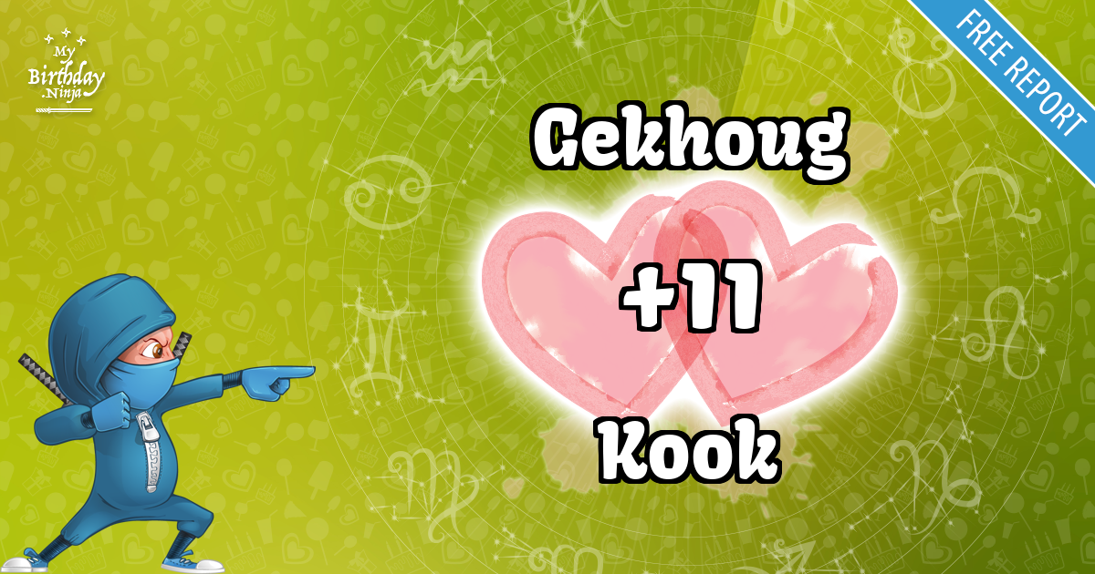 Gekhoug and Kook Love Match Score