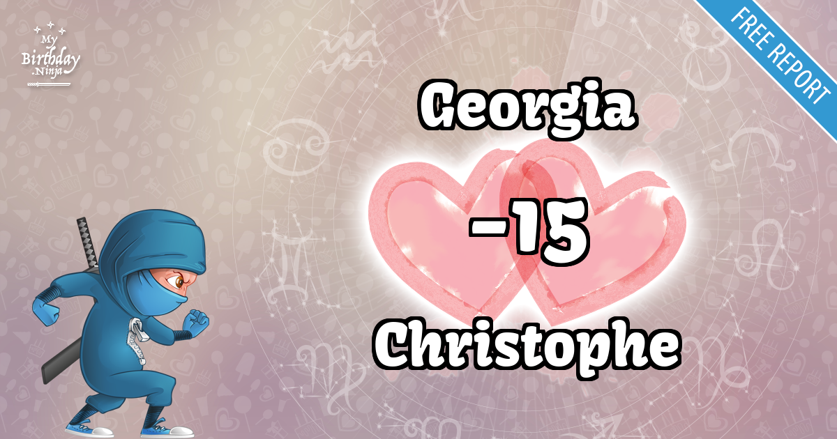 Georgia and Christophe Love Match Score