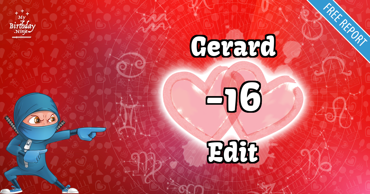 Gerard and Edit Love Match Score