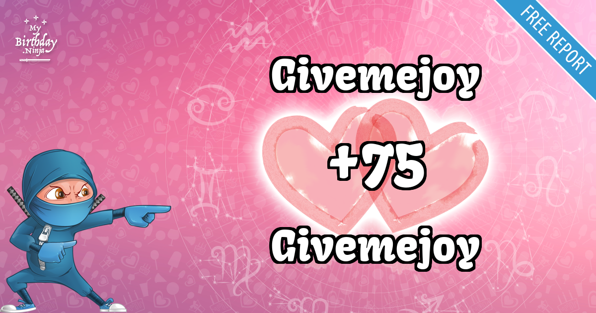 Givemejoy and Givemejoy Love Match Score