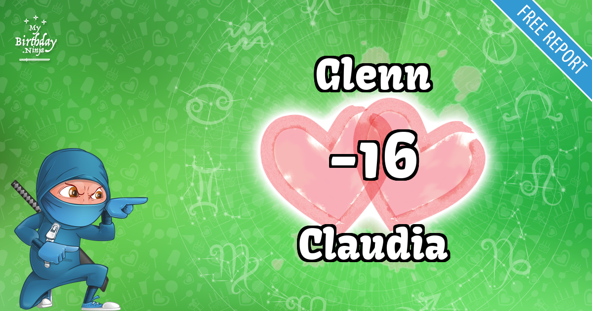 Glenn and Claudia Love Match Score