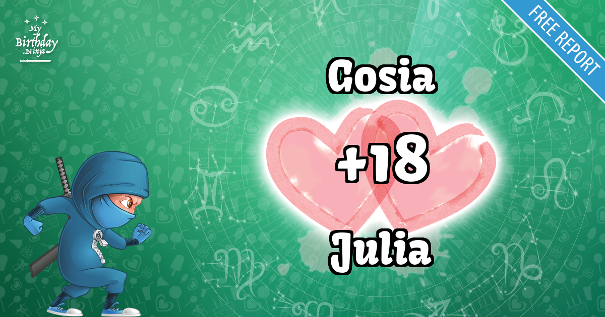 Gosia and Julia Love Match Score