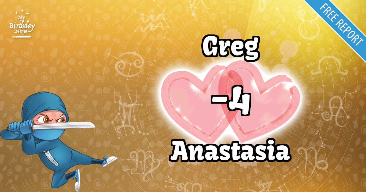 Greg and Anastasia Love Match Score