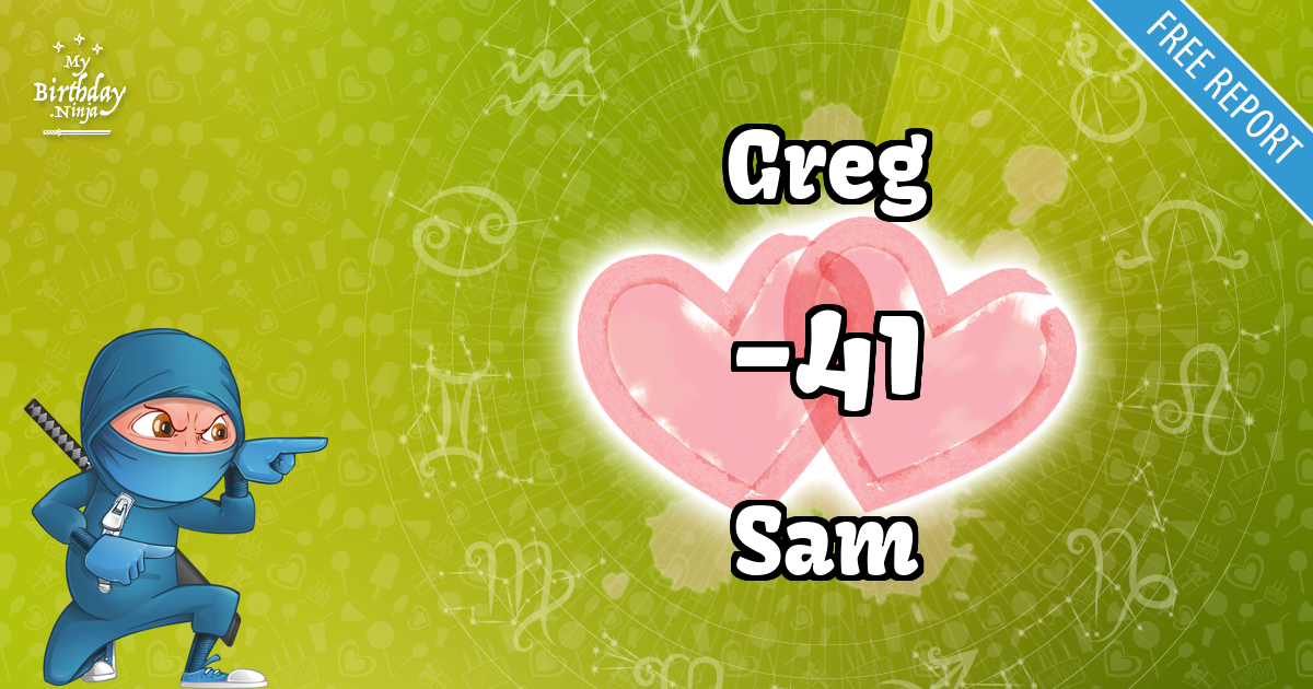 Greg and Sam Love Match Score