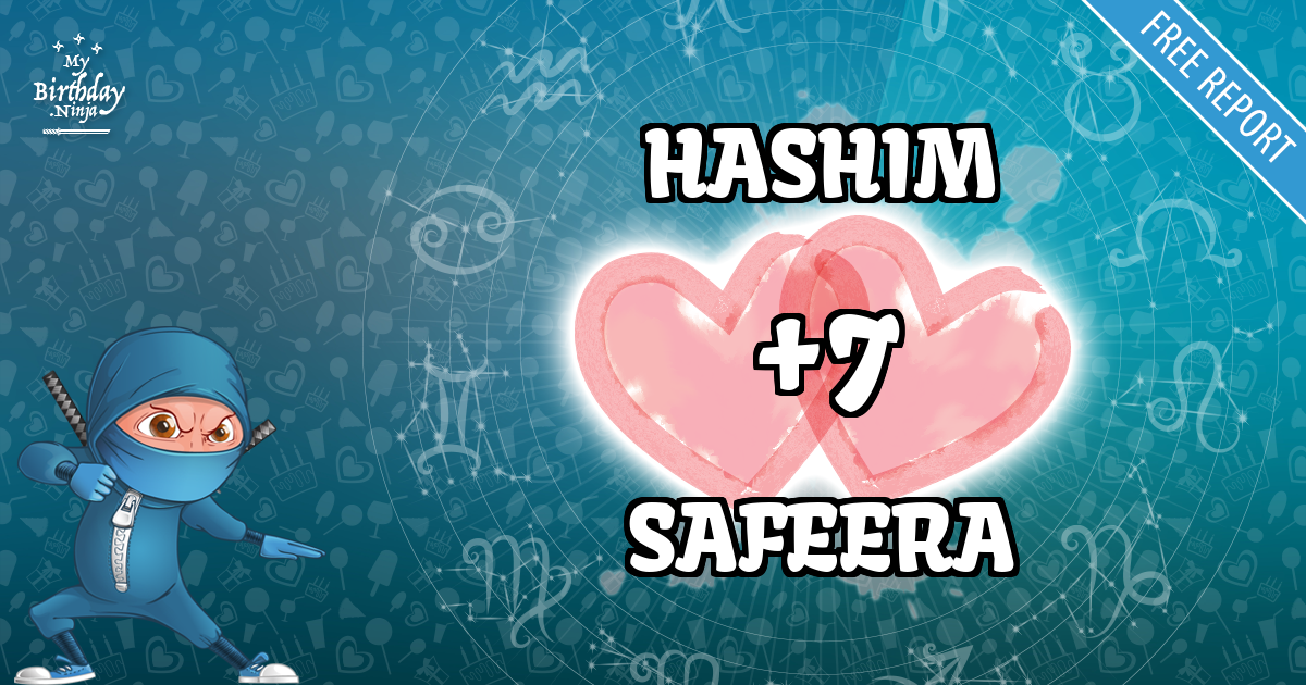 HASHIM and SAFEERA Love Match Score