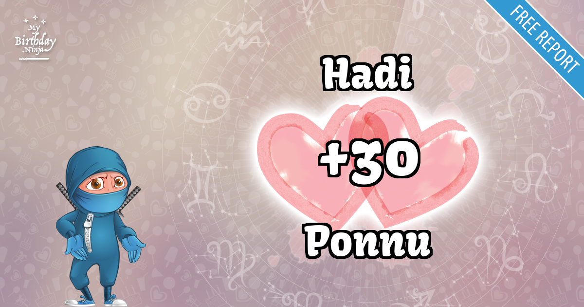 Hadi and Ponnu Love Match Score