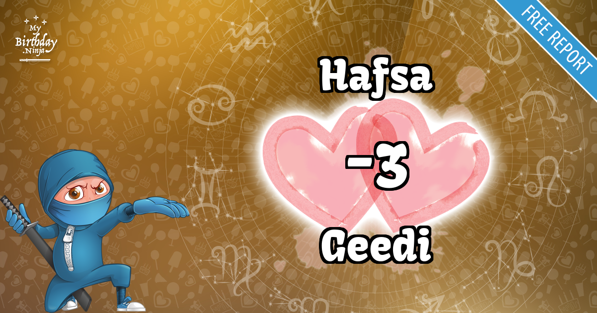 Hafsa and Geedi Love Match Score
