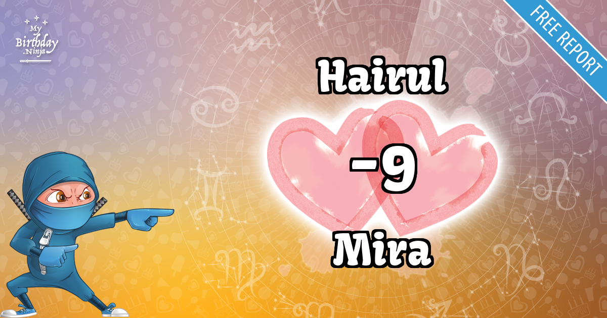 Hairul and Mira Love Match Score