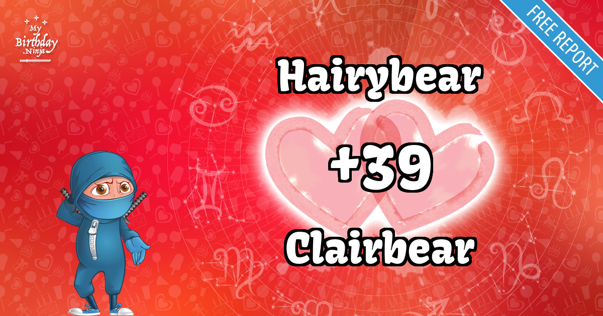 Hairybear and Clairbear Love Match Score