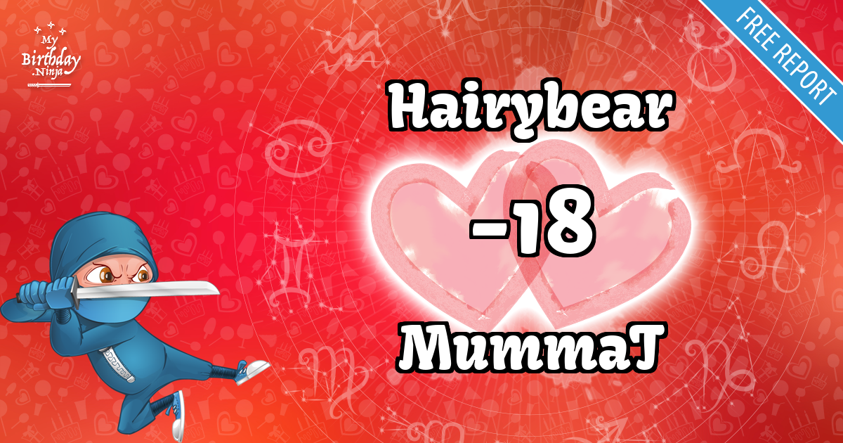 Hairybear and MummaT Love Match Score
