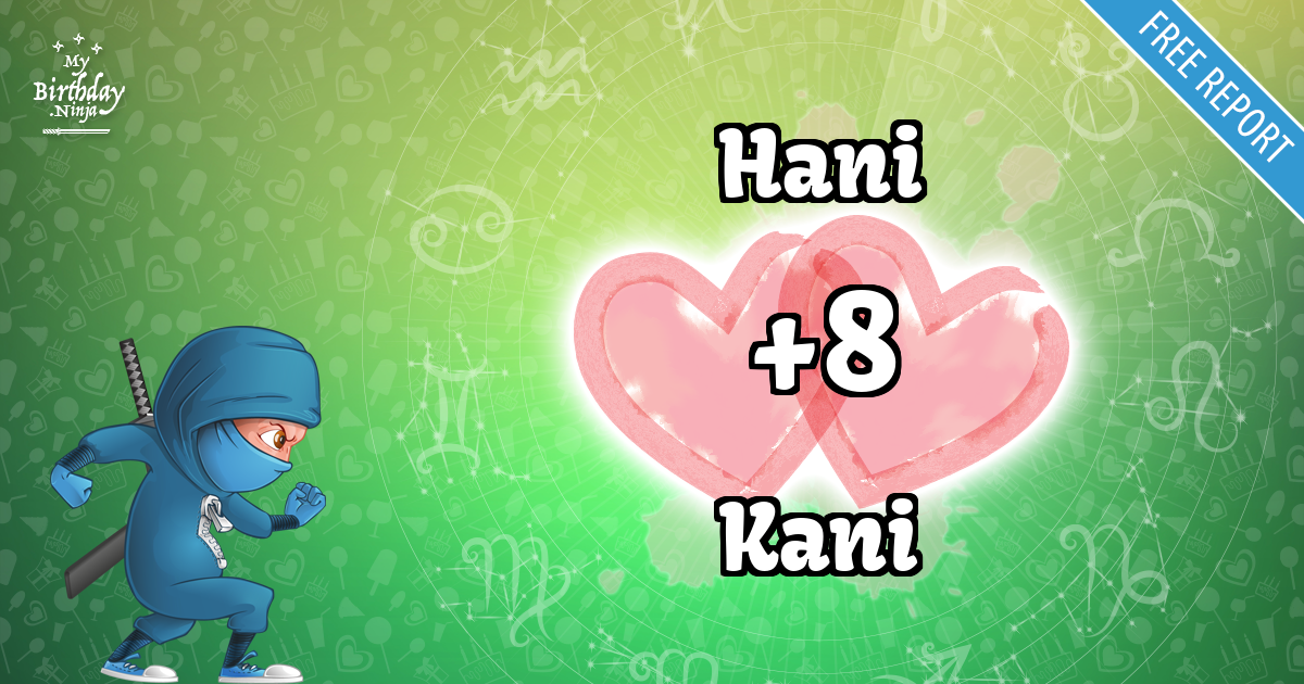 Hani and Kani Love Match Score