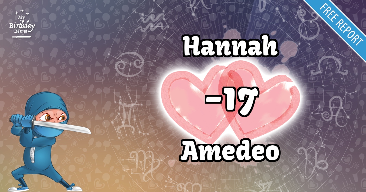 Hannah and Amedeo Love Match Score