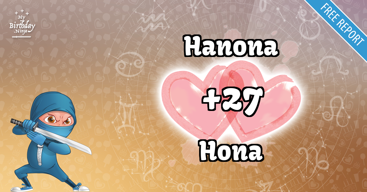 Hanona and Hona Love Match Score
