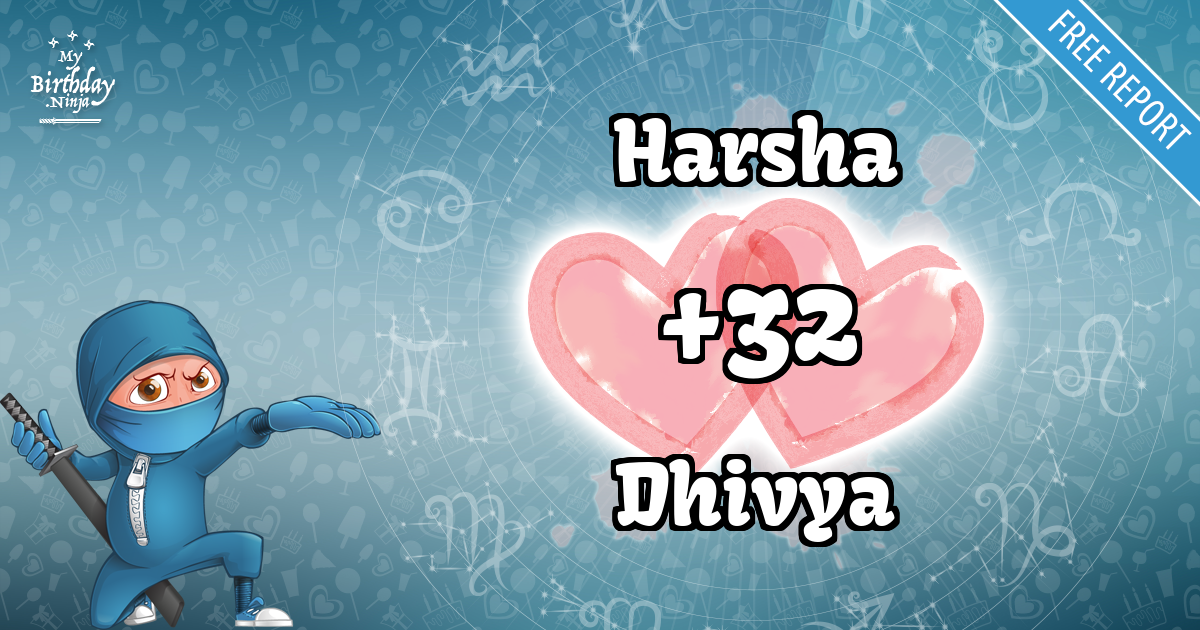 Harsha and Dhivya Love Match Score