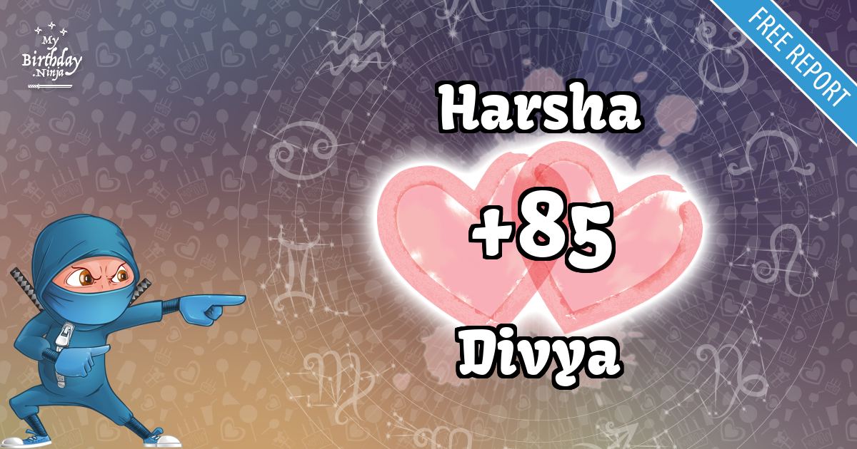 Harsha and Divya Love Match Score